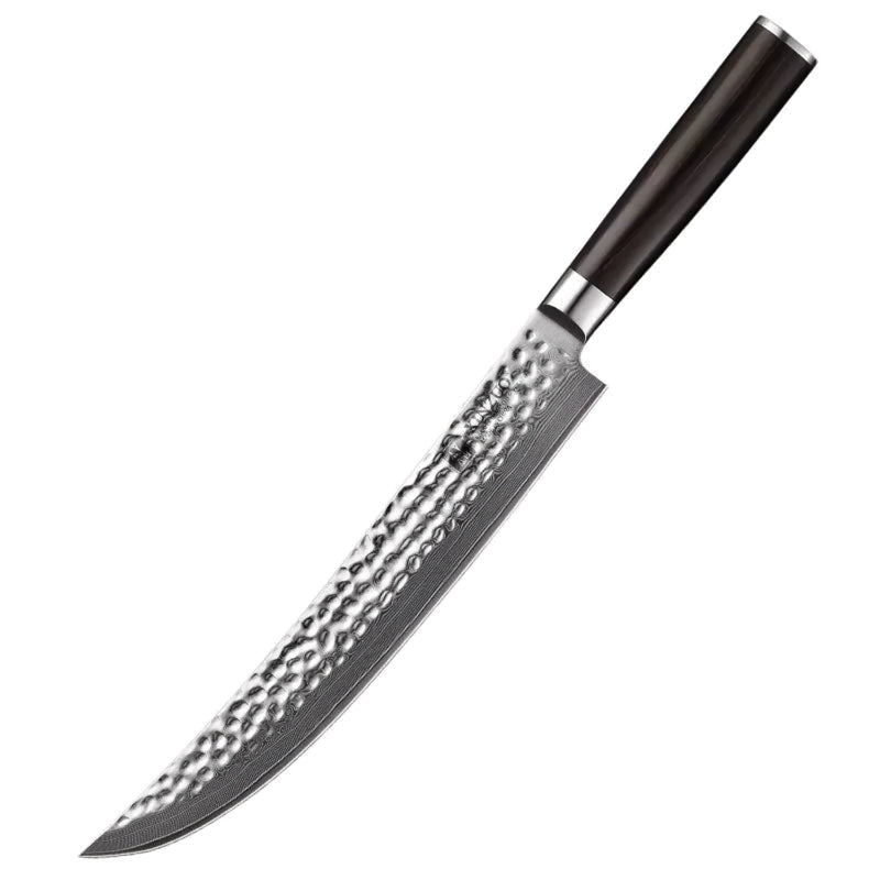 Xinzuo Professional Carving Knife Damascus Steel Stria He Series