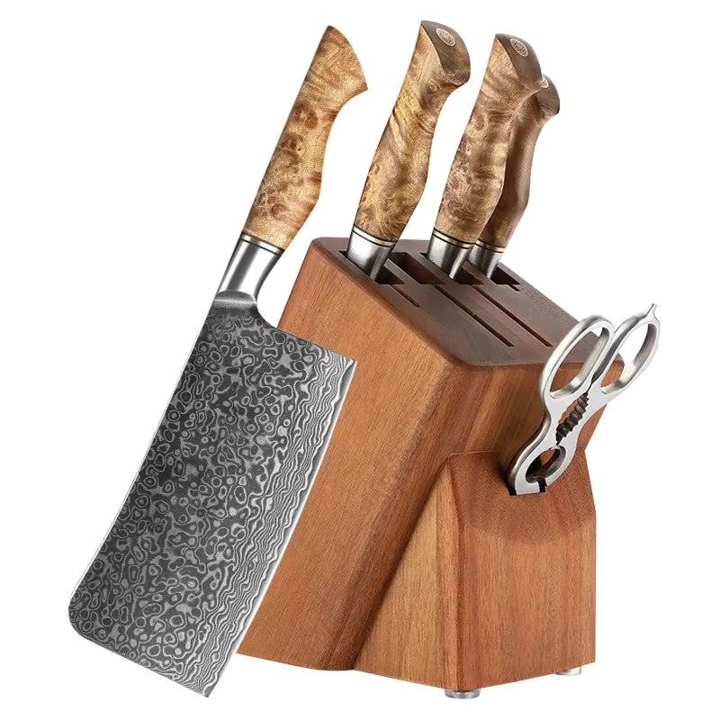 5 Pieces Knife Set With Block - B30M Series