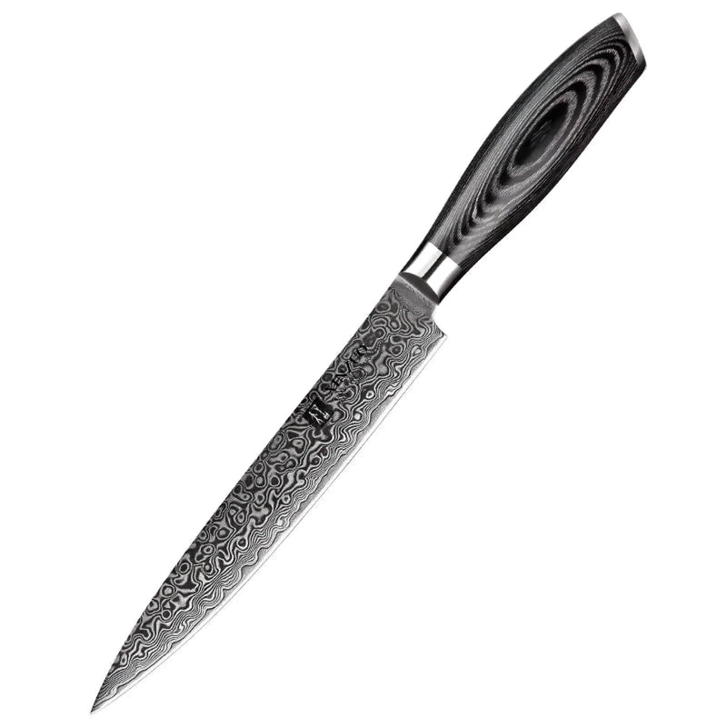 Xinzuo Professional Carving Knife Damascus Steel Ya Series