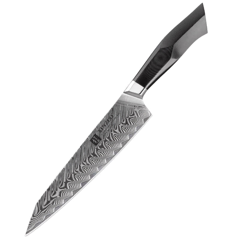 Xinzuo Professional Carving Knife Damascus Steel Feng Series