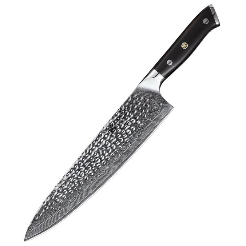 Xinzuo Professional Chef Knife Damascus Steel 10 inch Ebony Yu Series