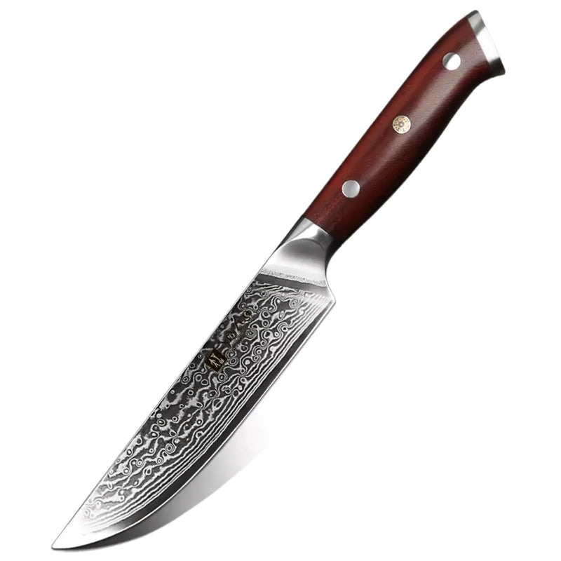 Professional Steak Knife Damascus Steel Yu Series