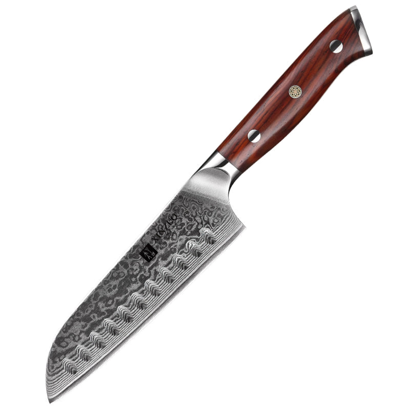 Professional Santoku Knife Damascus Steel Yu Series