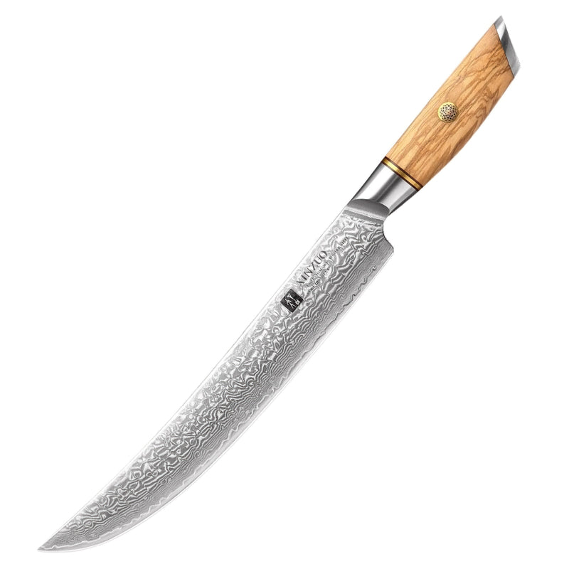 Xinzuo Professional Carving Knife Damascus Steel Lan Series