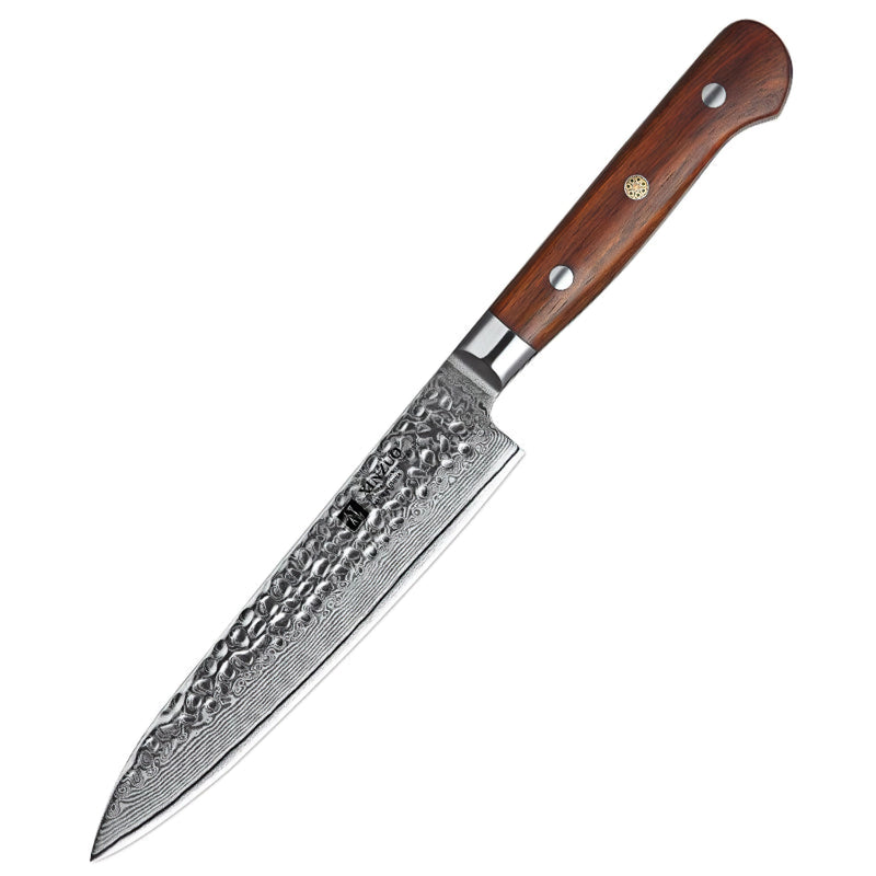 Xinzuo Professional Utility Knife Damascus Steel Yun Series