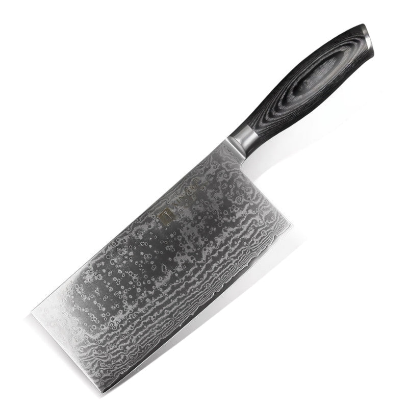 Xinzuo Professional Chopping Knife Damascus Steel Ya Series