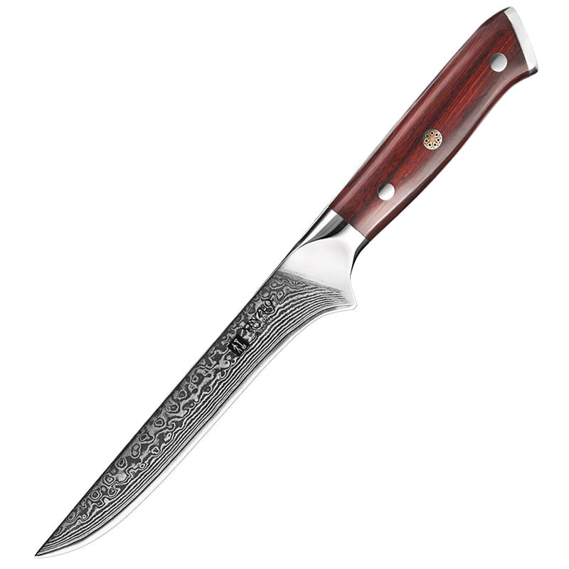 Professional Boning Knife Damascus Steel Yu Series