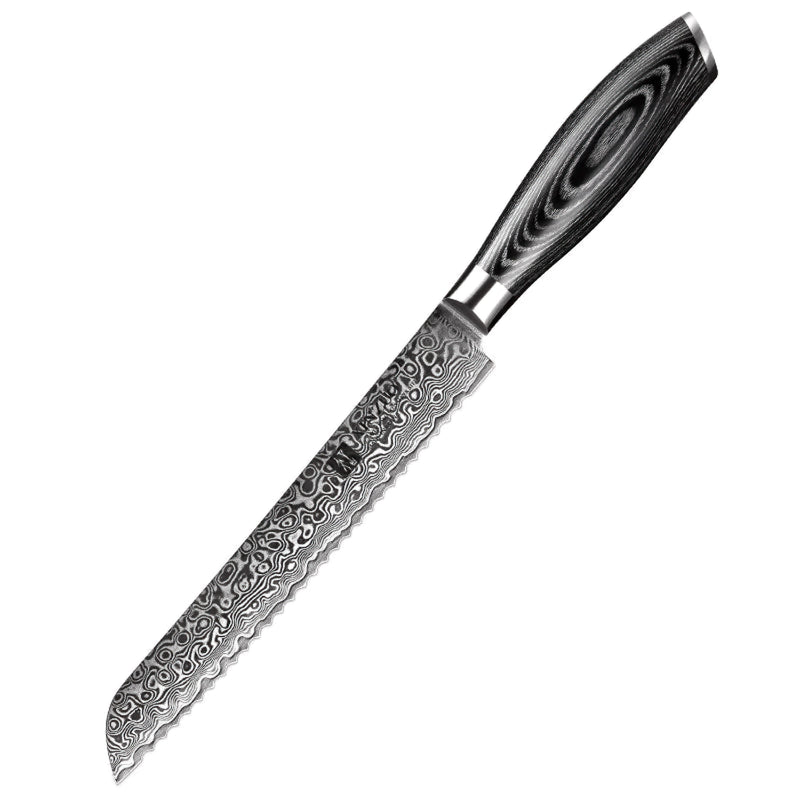 Xinzuo Professional Bread Knife Damascus Steel Ya Series