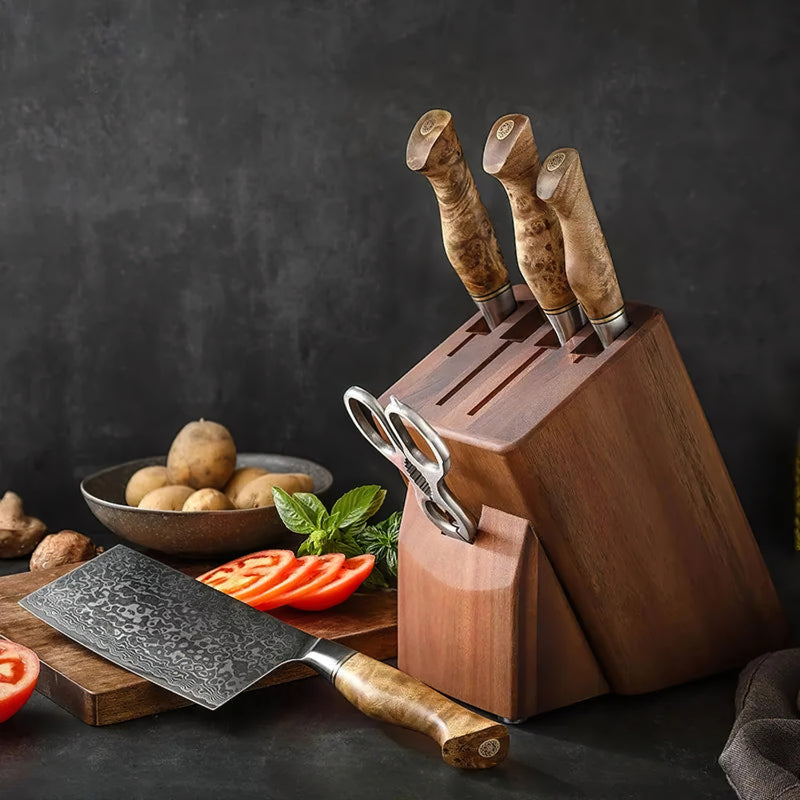 5 Pieces Knife Set With Block - B30M Series