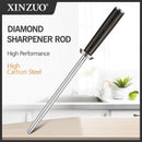 Xinzuo Professional Diamond Knife Sharpening Rod Stria He Series