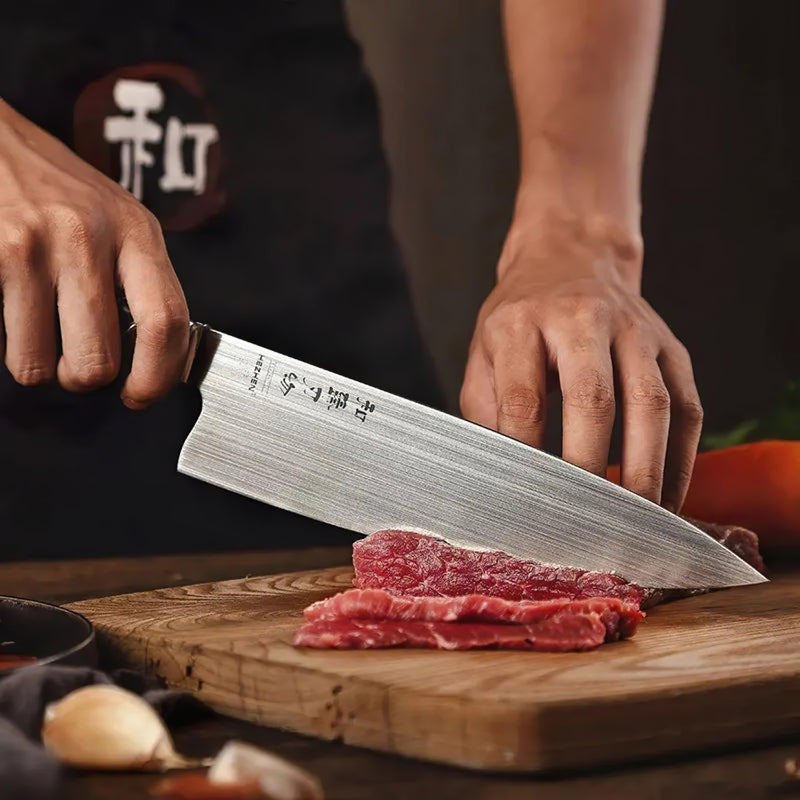 Chef Knife 21.5cm Bohler M390 Steel - Crown Series