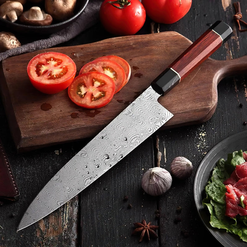 Damascus Steel 110 Layers Chef Knife - 10 inch - F3 Series