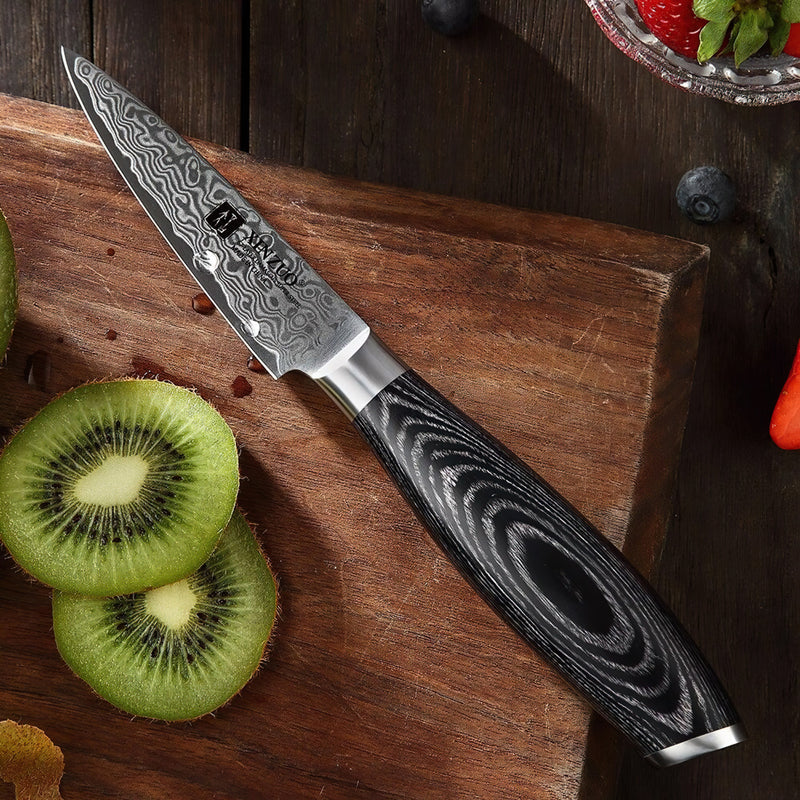 Xinzuo Professional Paring Knife Damascus Steel Ya Series