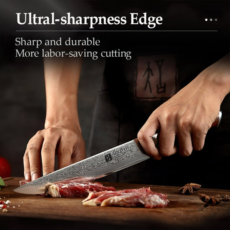 Professional Carving Knife Damascus Steel Yu Series