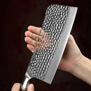 Damascus Bone Chopper Knife, 17.8cm Chinese Chef Knife - Master Series Knives