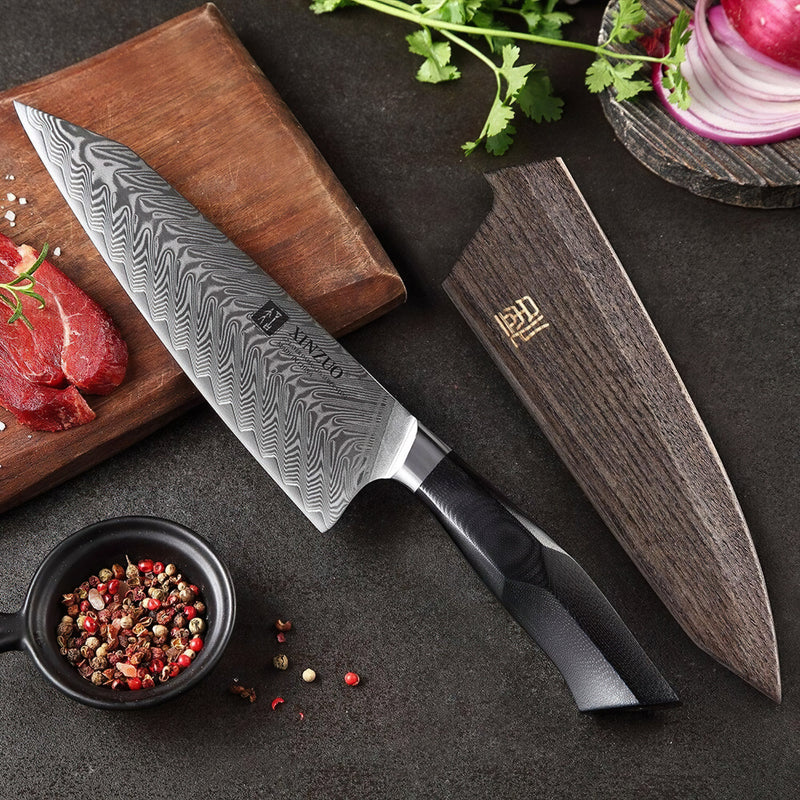 Xinzuo Professional Chef Knife Damascus Steel Feng Series