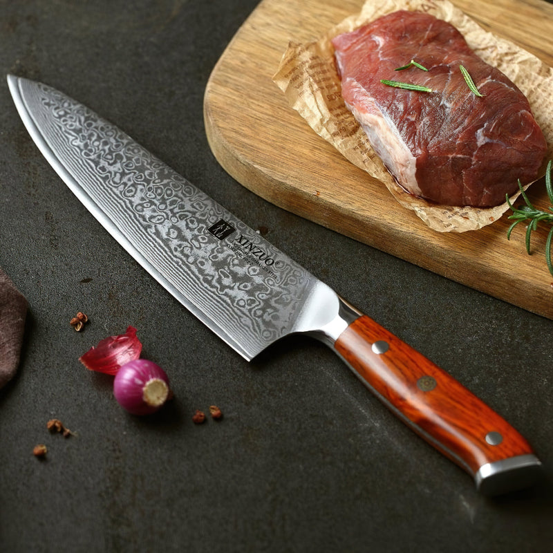 Professional Chef Knife Damascus Steel Yu Series