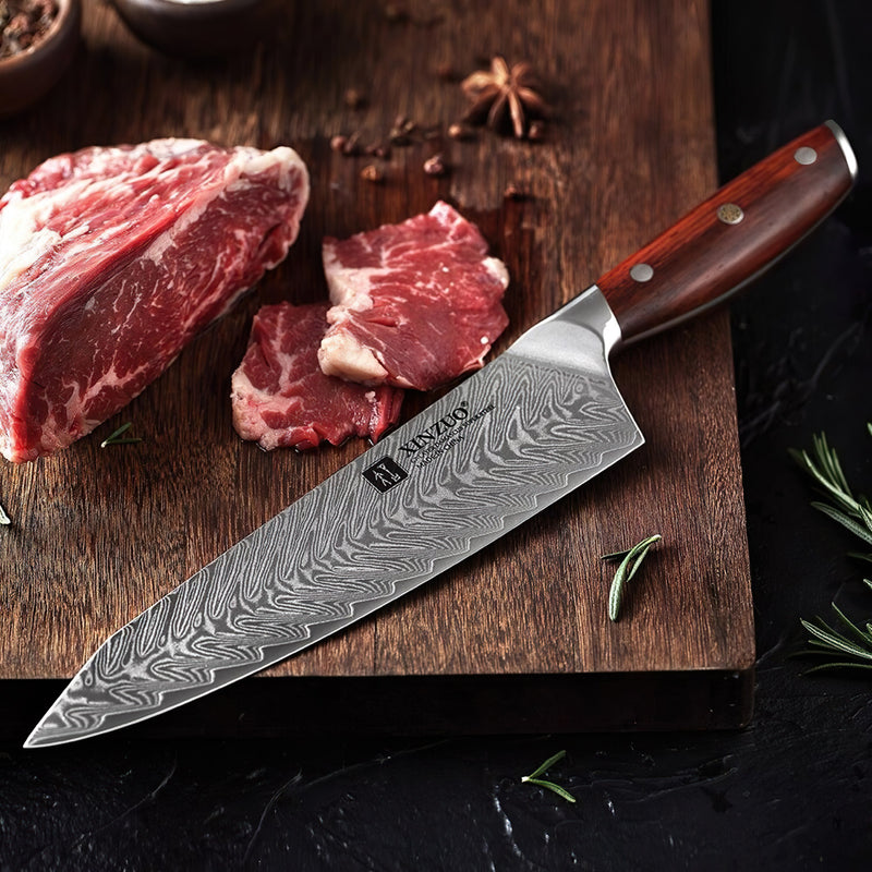 Xinzuo Professional Chef Knife Damascus Steel Yi Series