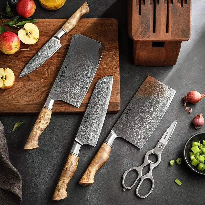 5 Pieces Knife Set With Block - B30M Series