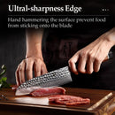 Xinzuo Professional Santoku Knife Damascus Steel Stria Zhen Series