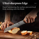 Xinzuo Professional Bread Knife Damascus Steel Stria Yu Series