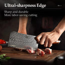 Xinzuo Professional Bone Chopper Knife Damascus Steel Yi Series