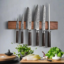 Walnut Wood Wall Magnetic Knife Holder 15.8 Inch