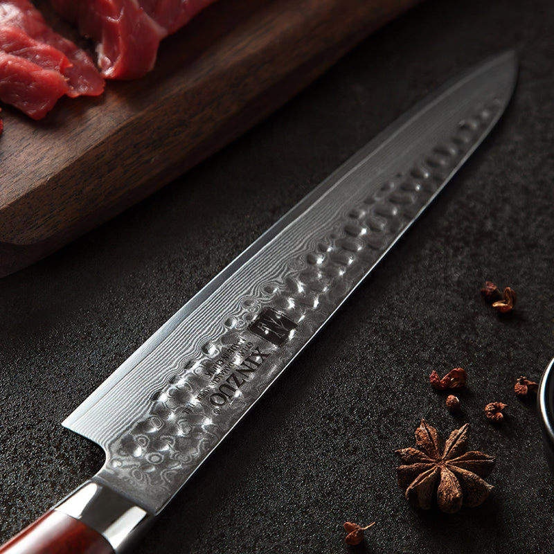 Xinzuo Professional Carving Knife Damascus Steel Yun Series