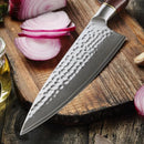 Damascus 5 Piece Knife Set  - Professional Master Series Knives