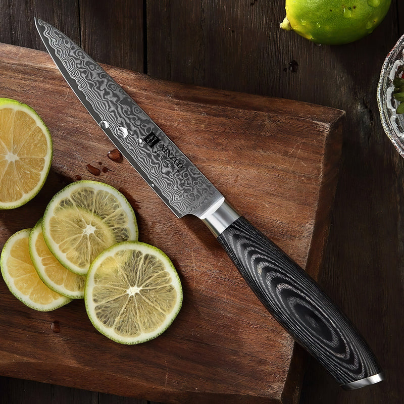 Xinzuo Professional Utility Knife Damascus Steel Ya Series