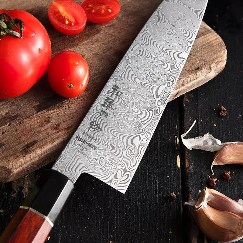 8 Inch Chef Knife Damascus Steel 110 Layers - F3 Series