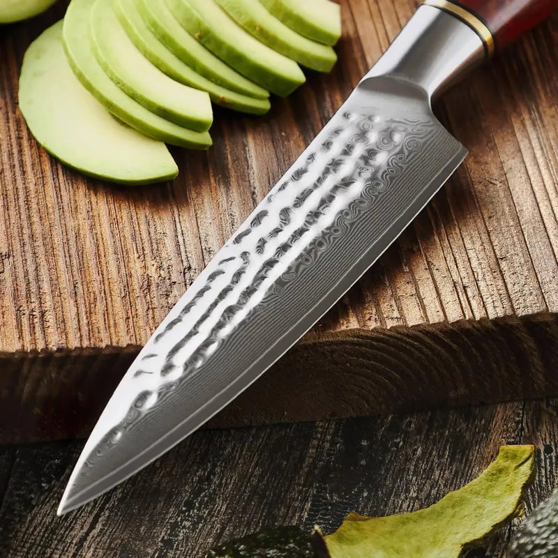 Damascus Utility Knife 13.3cm - Professional Master Series Knives