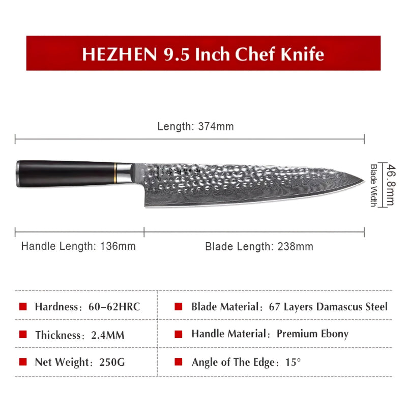 9.5 inch Chef Knife - Classic Series