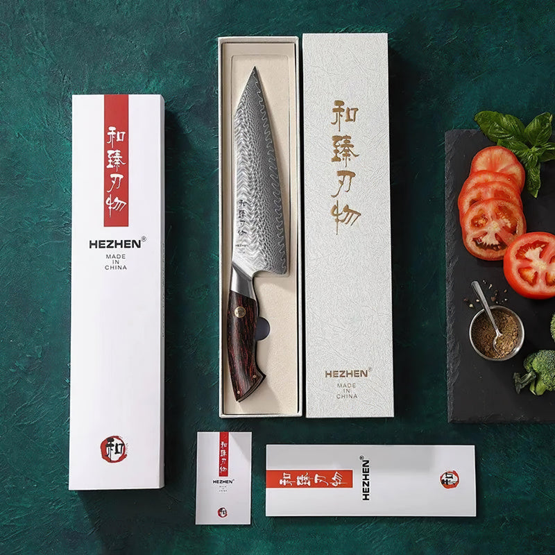 Japanese Damascus Chef Knife Elegant Series