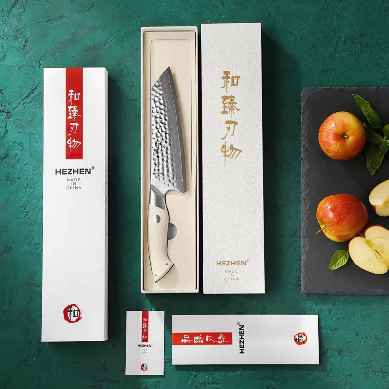 7 Inch Japanese Santoku Knife - B38H Elegant Series