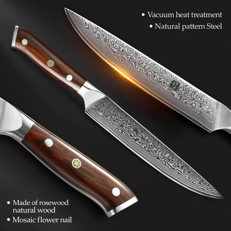 Professional Carving Knife Damascus Steel Yu Series