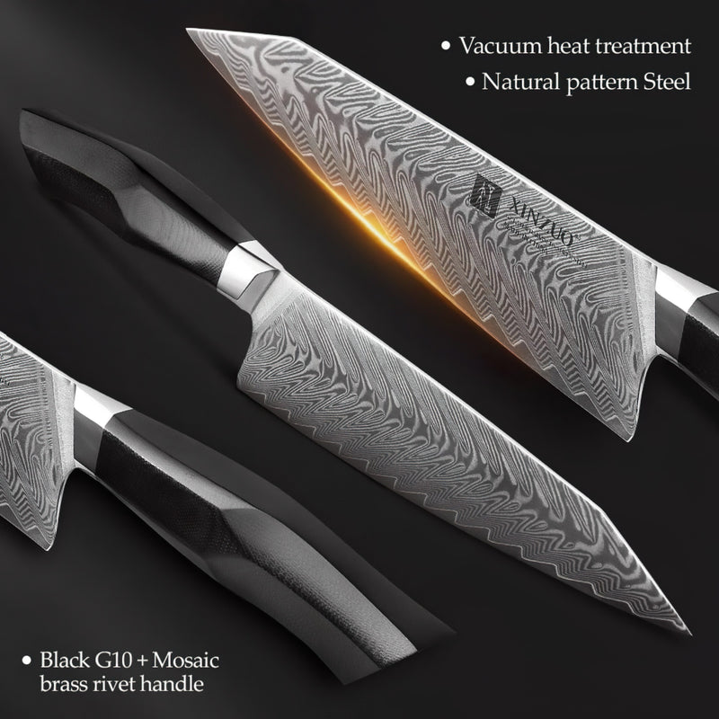 Xinzuo Professional Chef Knife Damascus Steel Feng Series