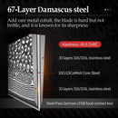 Xinzuo Professional Chef Knife Damascus Steel Stria Yu Series