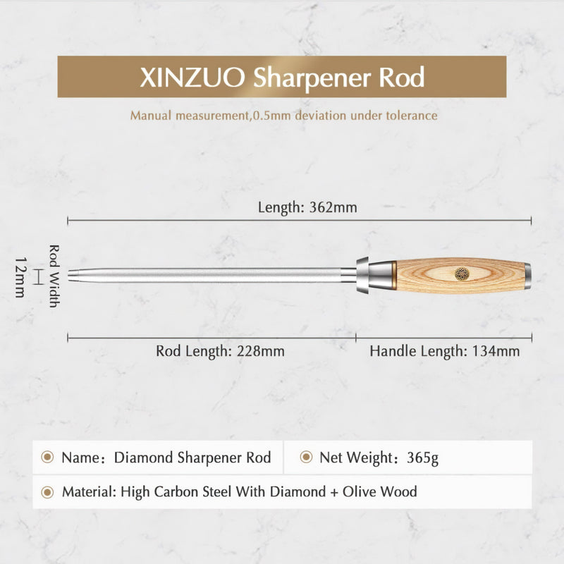 Xinzuo Professional Knife Sharpening Rod Lan Series