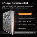 Xinzuo Professional Damascus Kitchen Knife Set 6 Pieces Feng Series