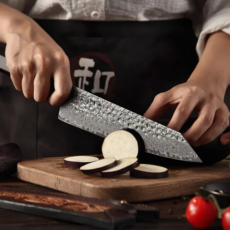 8 Inch Chef Knife Damascus Steel - CZH Series