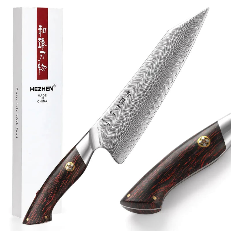 Japanese Damascus Chef Knife Elegant Series