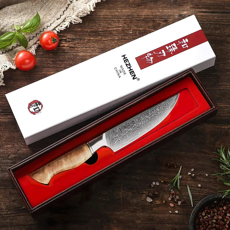 5 Inch Damascus Steak Knife - B30M Series