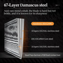 Xinzuo Professional Steak Knife Damascus Steel He Series