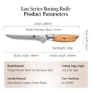 Xinzuo Professional Boning Knife Damascus Steel Lan Series