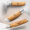 Xinzuo Professional Damascus Kitchen Knife Set 8 Pieces Lan Series