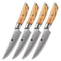 Xinzuo Professional Steak Knife Damascus Steel Lan Series