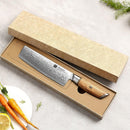 Xinzuo Professional Nakiri Knife Damascus Steel Lan Series