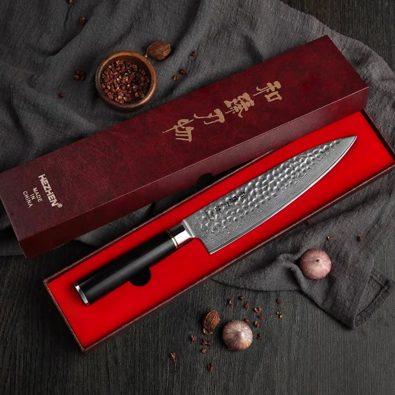 8 inch Japanese Damascus Chef Knife - Classic Series