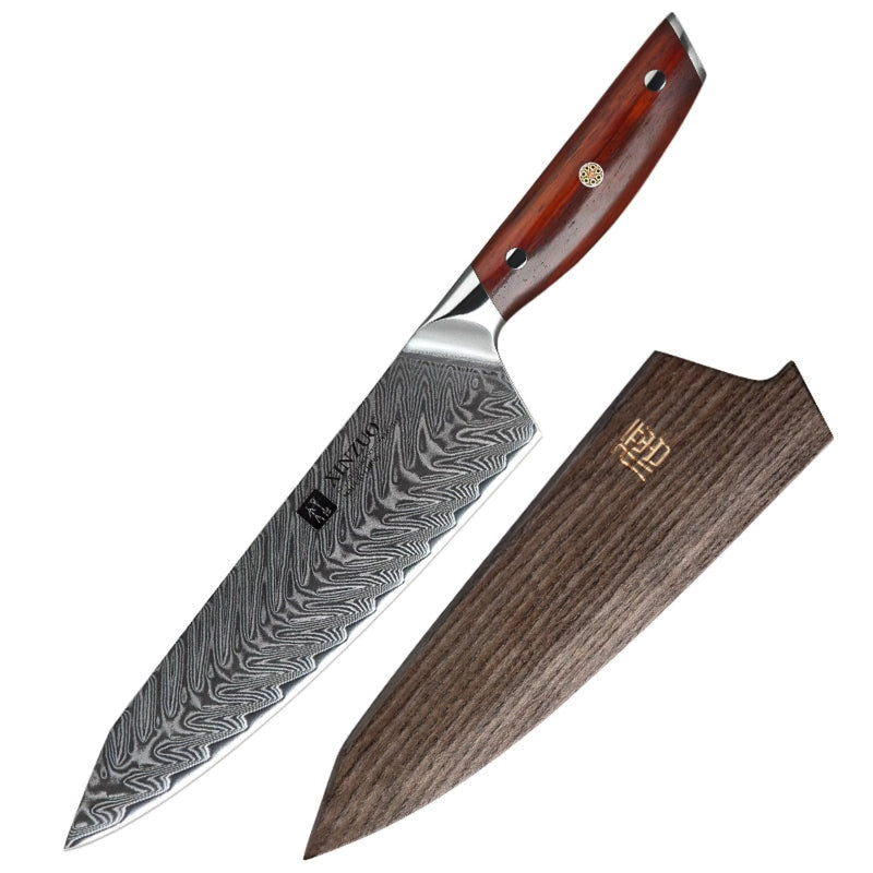 Xinzuo Professional Chef Knife Damascus Steel Yi Series